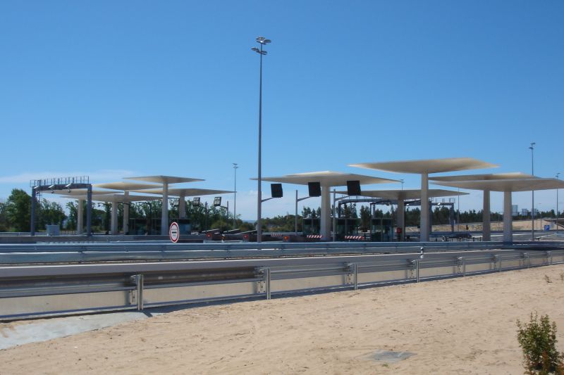 Motorway Toll Plaza in A10