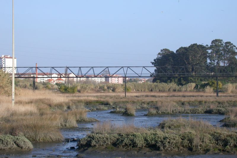 Pedestrian Bridge over the Esteiro de S. Pedro