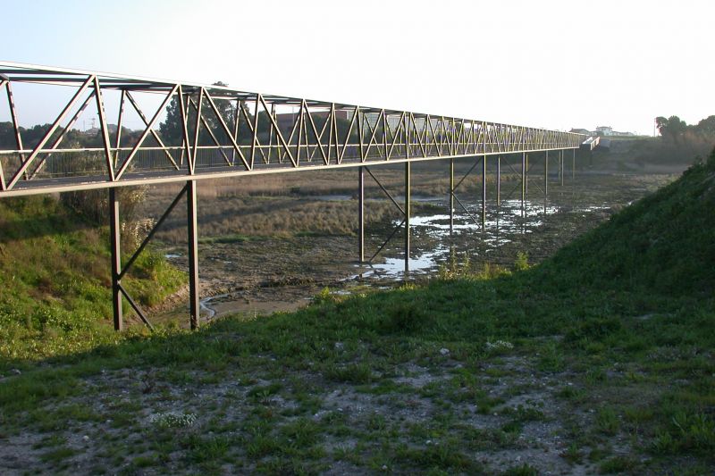 Pedestrian Bridge over the Esteiro de S. Pedro