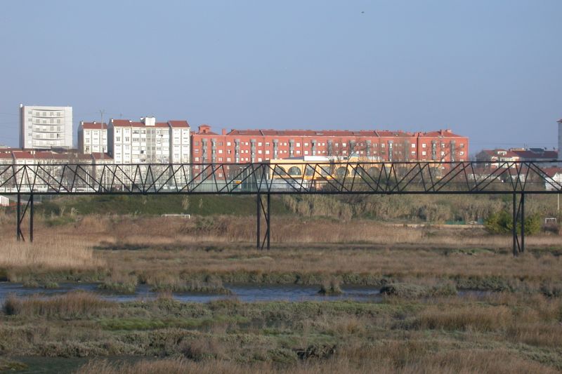 Pedestrian Bridge over the Esteiro de S. Pedro