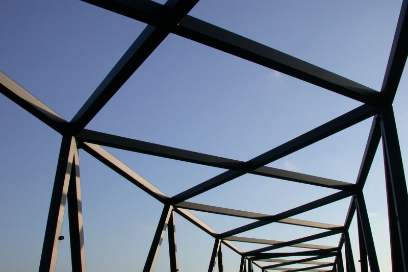 Pedestrian Bridge over the Esteiro de S. Pedro