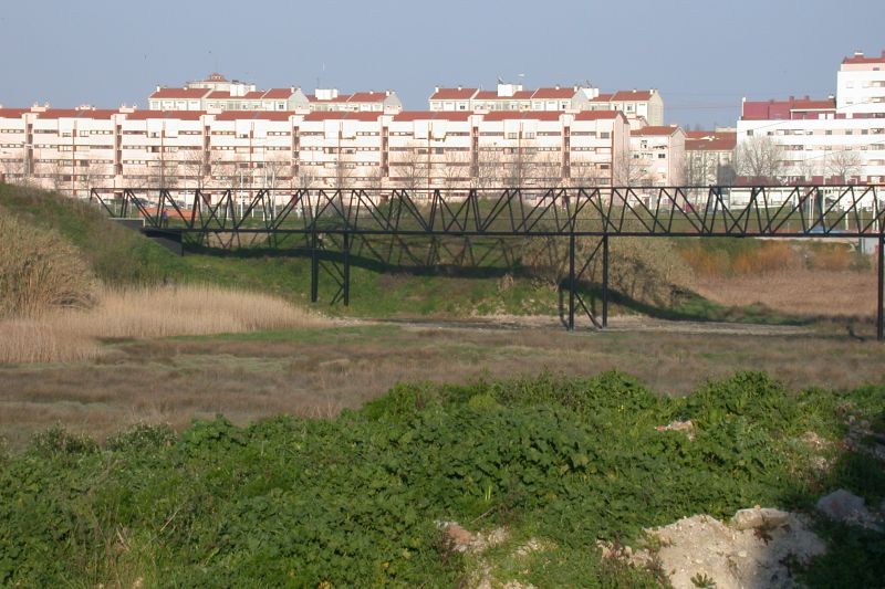 Pedestrian Bridge over the Esteiro de S. Pedro