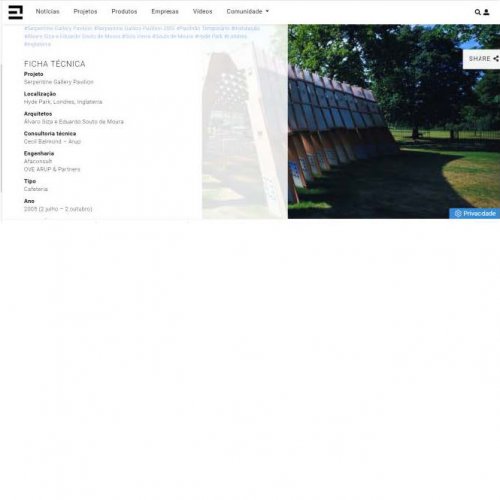 Serpentine Gallery 2005