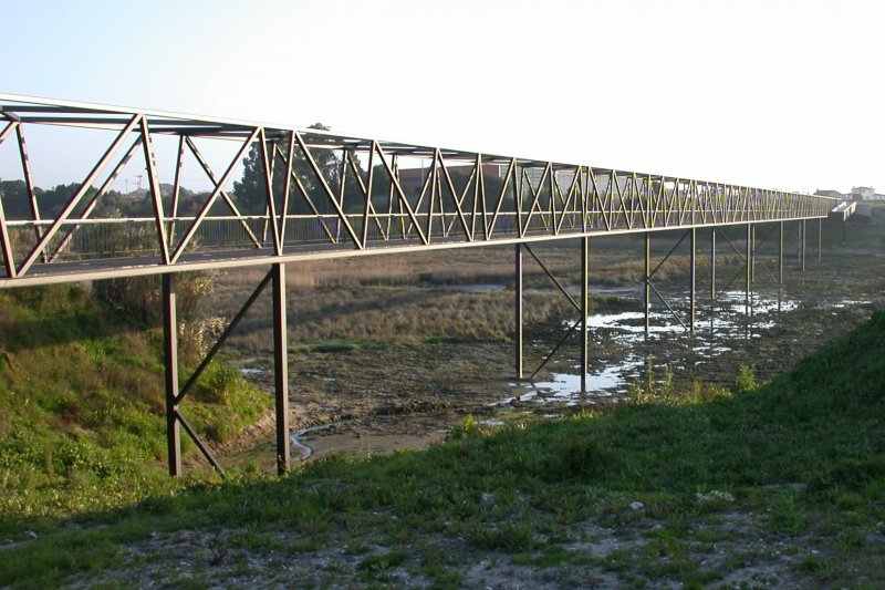 Ponte Pedonal sobre o Esteiro de S. Pedro